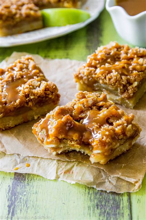 Salted Caramel Apple Pie Bars Sallys Baking Addiction