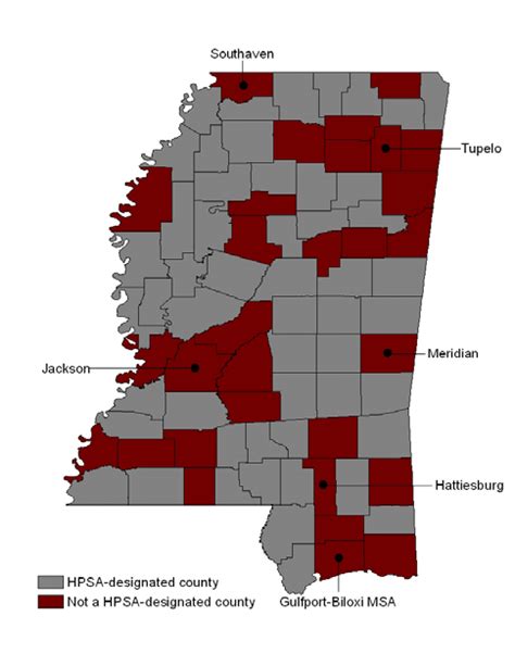 3 Depicts The Spatial Distribution Of Rural And Hpsadesignated Counties