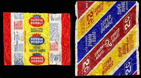1970s Candy Fleer Dubble Bubble And Donruss Super Bubble Gum