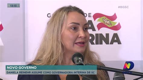 Daniela Reinehr Toma Posse Como Governadora De Santa Catarina