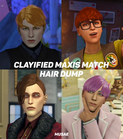 Effie Clayified Maxis Match Hair Dump Sims 4 Hairs