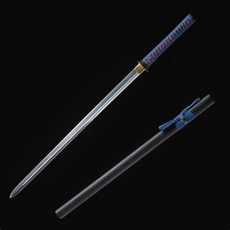 Hand Forged Japanese Ninja Sword Tsurugi Double Edge Straight Blade
