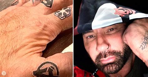 Marvel Star Dave Bautista Shows Off His New Superhero Tattoos