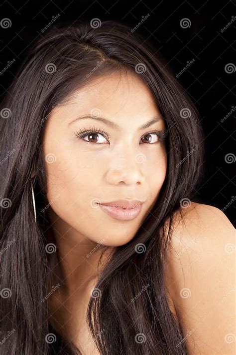 Portrait Attractive Pacific Island Woman Stock Image Image Of Woman