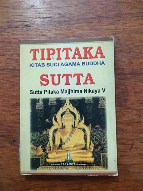 Buku Tipitaka Kitab Suci Agama Hindu Sutta Sutta Pitaka Majjima Nikaya