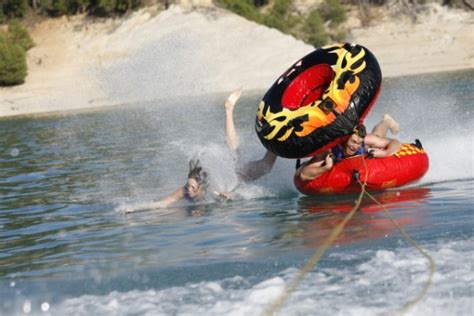 Wakeboarder Funny Tubing Fall