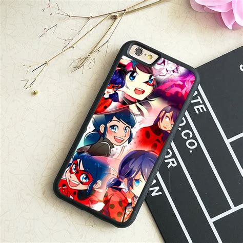 Skeros Miraculous Ladybug Marinette 4 Cover Cell Phone Case For Iphone