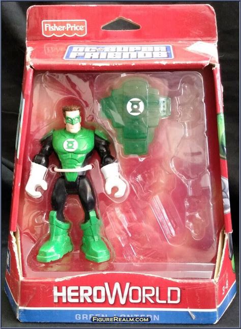 Green Lantern Dc Super Friends Heroworld Fisher Price Action Figure