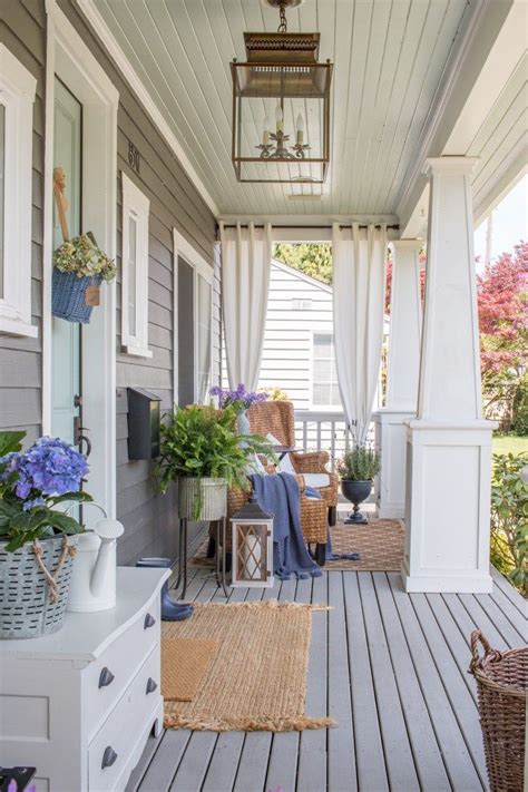 Front Porch Refresh For Summer Saw Nail And Paint Home Porch