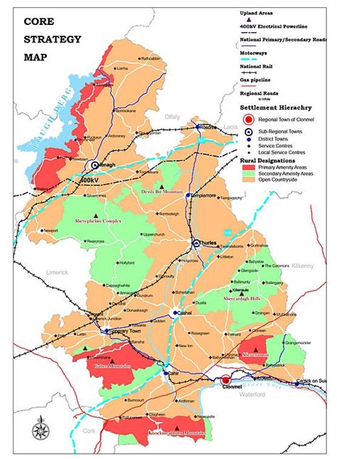 Clonmel Map Gas Pipeline