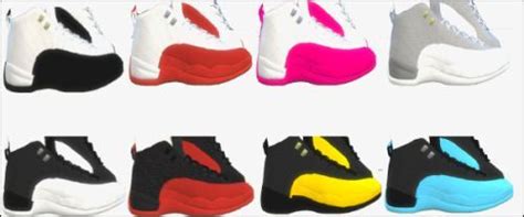 Just like adidas is popular among us, it is popular among sims 4, and for good reasons. Its been real : ChunkySims Jordans 12s by Simsinblaque ...