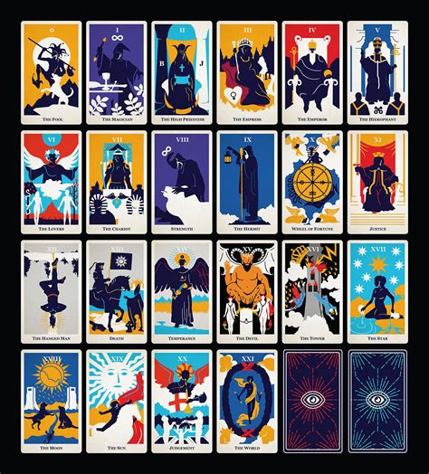 Modern Tarot Cards On Behance Modern Tarot Cards Tarot Cards Art