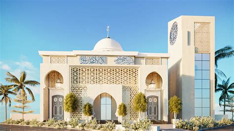 Modern Masjid Design Visualization On Behance