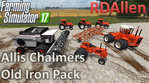 Allis Chalmers Gleaner Old Iron Pack Farming Simulator 17 Mod