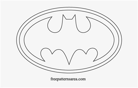 Batman Logo Symbol And Silhouette Stencil Vector Batman Logo Outline