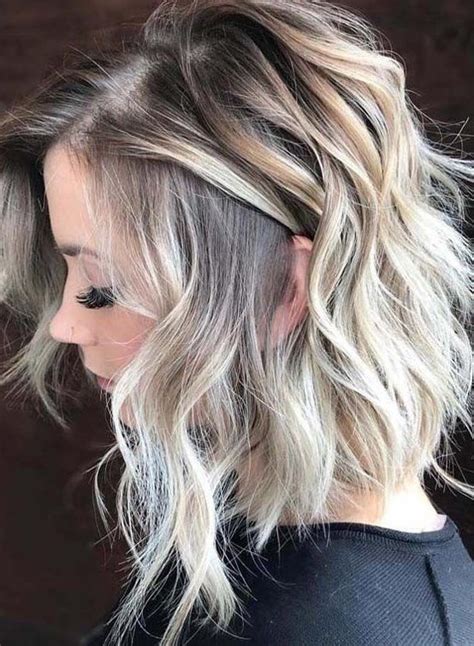 Balayage Blond Cheveux Courts Coiffure Simple Et Facile