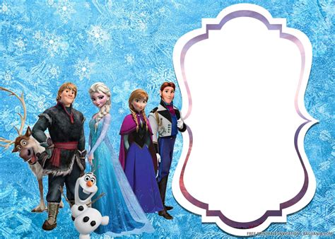 Free Printable Elsa Of Frozen 2 Birthday Invitation Templates