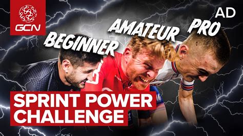 how powerful are pro sprinters beginner vs amateur vs pro youtube