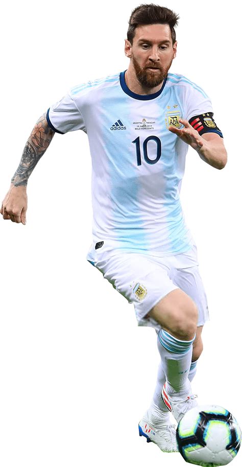 Lionel Messi Argentina Football Render Footyrenders