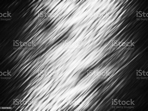 Abstract Black And White Stripes And Rude Blurry Background With Motion
