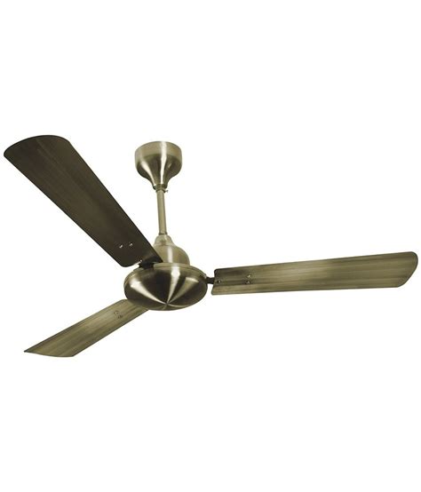 There are branded as well as local. Havells 1200 mm Orion Ceiling Fan Antique Brass Price in ...