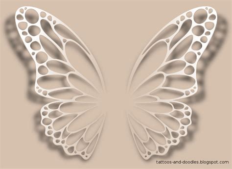 Tattoos And Doodles Butterfly Wings