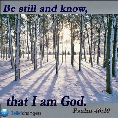 Psalm 4610 Winter Art Projects Winter Art Let Go And Let God