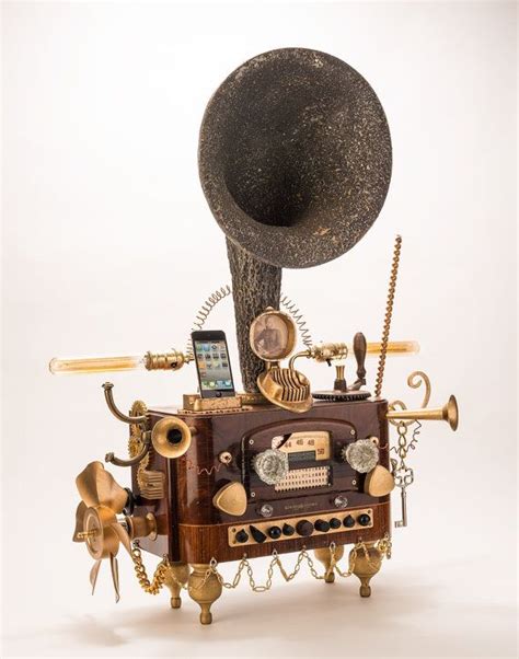This Steampunk Gramophone Smartphone Dock Will Take You Back In Time