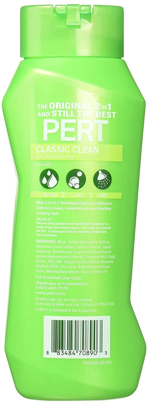 Pert Plus 2 In 1 Classic Clean Shampoo And Conditioner For Normal Hair