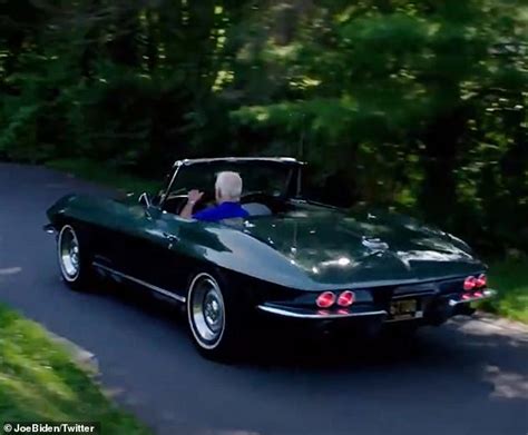 Joe Biden Takes His Corvette For A Spin In Campaign Video Daily Mail Online
