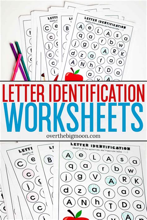 Letter Recognition Activities Worksheets