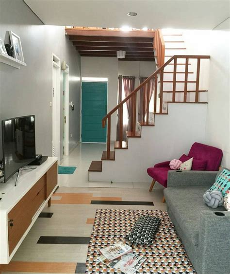 Foto Desain Interior Ruang Keluarga Minimalis Elegan Mewah Low Budget