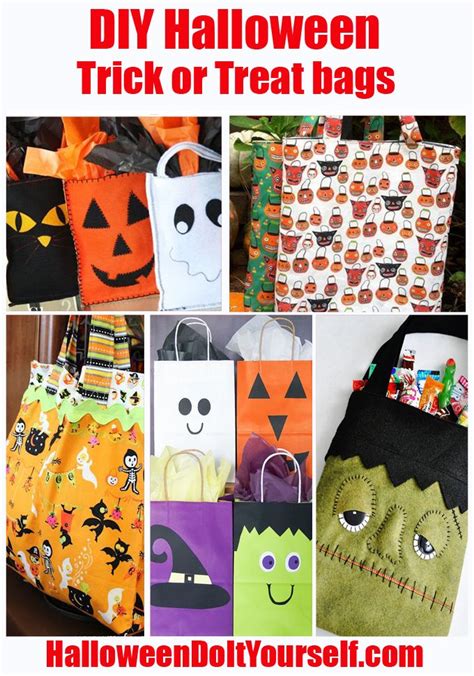 Make Your Own Halloween Trick Or Treat Bags To Stash Your Candy In