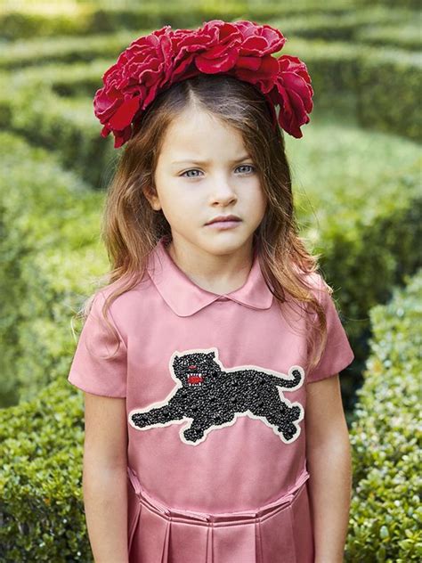 A Look From The Gucci Childrens Spring Summer 2017 Collection Pretty