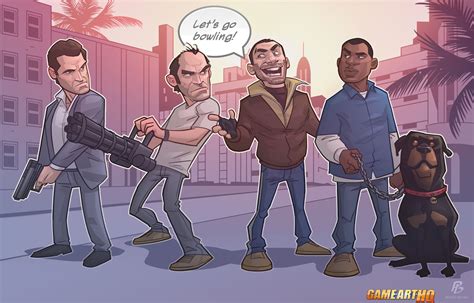 Fun Gta Fan Art By Patrick Brown Game Art Hq