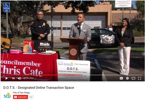 Designated Online Transaction Space Dots Councilmember Chris