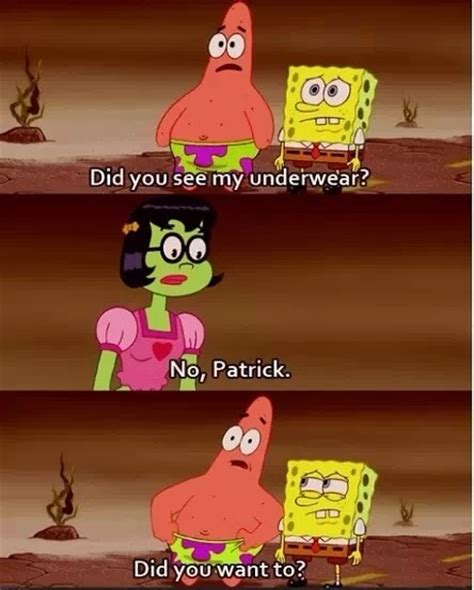 Patrick Star Is Not Very Good At Talking To The Ladies In The Spongebob