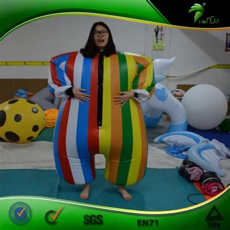Double Layer Pvc Inflatable Clown Suithongyi Toys Costume Buy