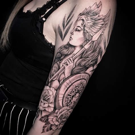 Get An Athena Goddess Tattoo To Show Off Your Feminine Side Body Tattoo Art