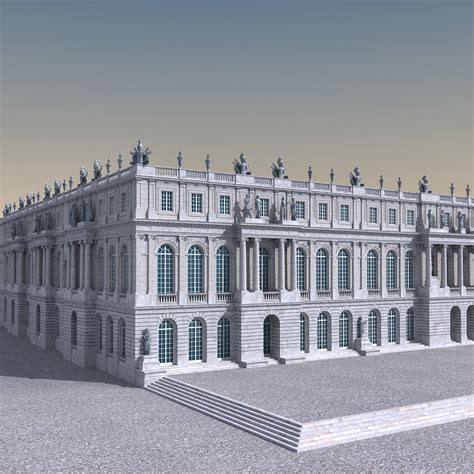 3d Garden Versailles Palace Turbosquid 1459627