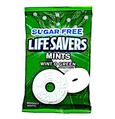 Lifesavers Wintergreen Sugar Free Candy 275 Oz 12 Pack
