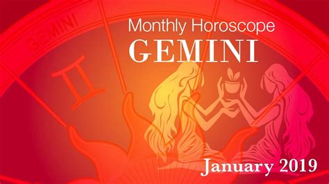 Gemini Horoscope January Monthly Horoscopes 2019 Preview Youtube