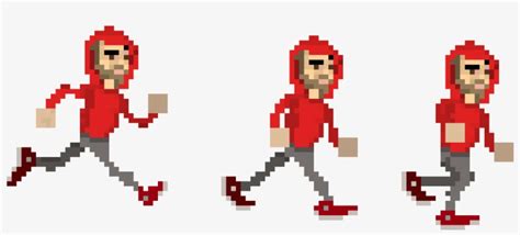 Running Man Pixel Art Running Man 1180x520 Png Download Pngkit