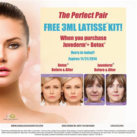 San Diego Global Laser Vision And Cosmetics Free 3 Ml Latisse Kit With Purchase