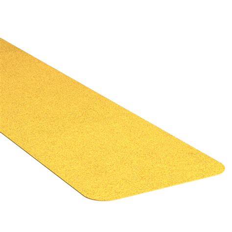 Anti Slip Tread Coarse 60 Grit Size Yellow Solid 6 In X 24 In 09