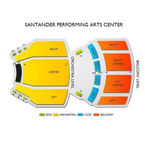 Santander Performing Arts Center Seating Chart Vivid Seats