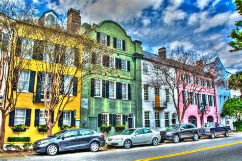 10 Charlestons Famous Rainbow Row Rainbow Row Charleston