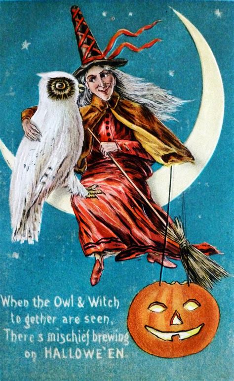 Vintage Halloween Postcards C1910s ~ Vintage Everyday