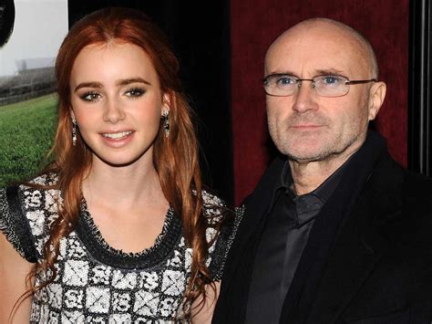 Lily Collins Shares Sweet Throwback Photo With Dad Phil Collins For His