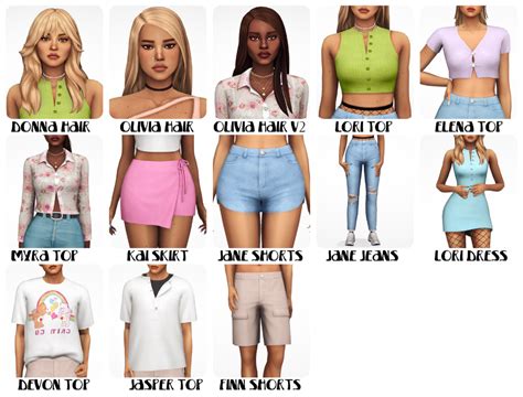 So Casual Collection Aretha On Patreon Sims 4 Sims Sims 4